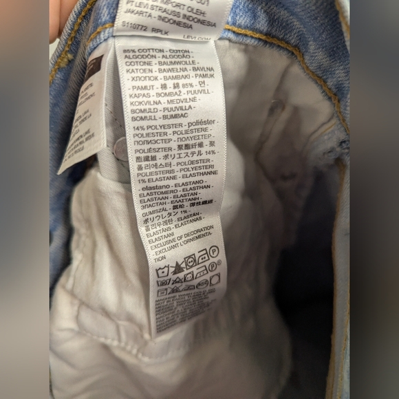 NWOT Levi's Women's Ribcage Straight Jeans Size 31x32 - Picture 7 of 7